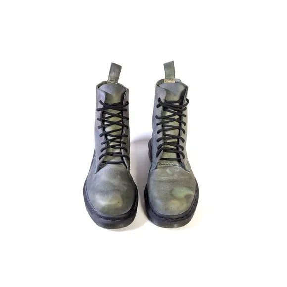 DR. MARTENS BOOTS 1460 Tie Dye Distressed Style Womens Size 8.5 - 9 US